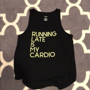 Tank top work out top from Torrid